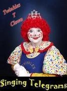Singing telegram clown